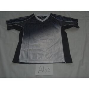 Challenger Teamwear Soccer Jersey Size Medium Youth Blue & White -0712A63